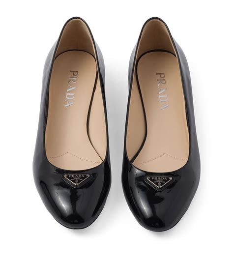 prada two tone ballet flats|prada sculptural flats.